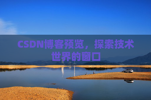 CSDN博客预览，探索技术世界的窗口